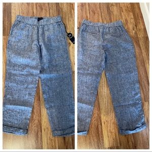 NWT Rachel Roy linen cropped pants